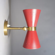 1950's wall lamp by Bergbom, Sweden.