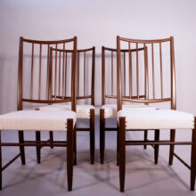 4 1950's dining chairs by Karl-Axel Adolfsson for Gemla, Sweden. 4 st matstolar 1950-tal.