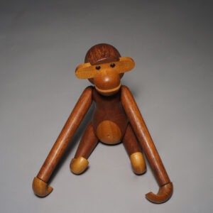 Kay Bojensen. Vintage monkey in teak and limba wood. Apa i teak Wigerdals
