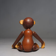Kay Bojensen. Vintage monkey in teak and limba wood. Apa i teak. Wigerdals