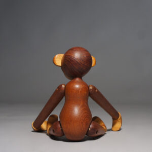 Kay Bojensen. Vintage monkey in teak and limba wood. Apa i teak. Wigerdals
