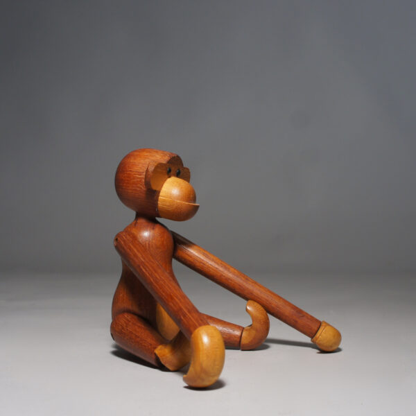 Kay Bojensen. Vintage monkey in teak and limba wood. Apa i teak och limba Wigerdals Värld