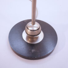 1930's art deco floor lampa in chrome steel and glass. Golvlampa funkis 1930-tal. Wigerdals Värld