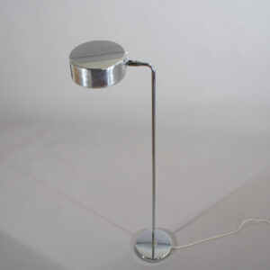 Ateljé Lyktan, Sweden. "Stekpannan". Floor lamp in aluminium Golvlampa Wigerdals