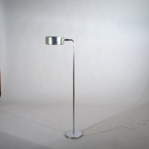 Ateljé Lyktan, Sweden. "Stekpannan". Floor lamp in aluminium Golvlampa Wigerdals