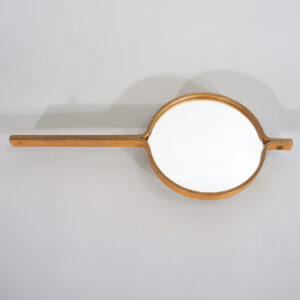 Hand mirror in teak by Hans-Agne Jakobsson, Markaryd Sweden. Handspegel Wigerdals Värld