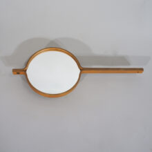 Hand mirror in teak by Hans-Agne Jakobsson, Markaryd Sweden. Handspegel Wigerdals Värld
