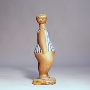 Lisa Larson for Gustavsberg, Sweden. I "Dora" ceramic figurine. Wigerdals Värld