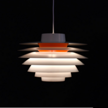 1960's ceiling pendant by Svend Middelsboe for Nordisk Solar "Verona". Denmark. Taklampa Wigerdals