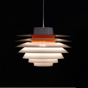1960's ceiling pendant by Svend Middelsboe for Nordisk Solar "Verona". Denmark. Taklampa Wigerdals