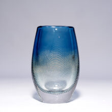 Sven Palmqvist for Orrefors, Sweden. Vase in glass "Kraka" Vas i glas Wigerdals