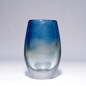 Sven Palmqvist for Orrefors, Sweden. Vase in glass "Kraka" Vas i glas Wigerdals