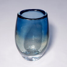 Sven Palmqvist for Orrefors, Sweden. Vase in glass "Kraka"Vas i glas Wigerdals