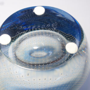 Sven Palmqvist for Orrefors, Sweden. Vase in glass "Kraka" Vas i glas Wigerdals