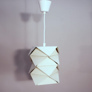 1960's ceiling pendant with metal plates Taklampa i metall Wigerdals Värld