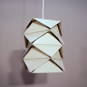 1960's ceiling pendant with metal plates Taklampa i metall Wigerdals Värld