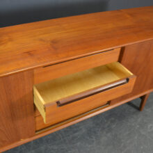 1950's sideboard/ credenza in teak.