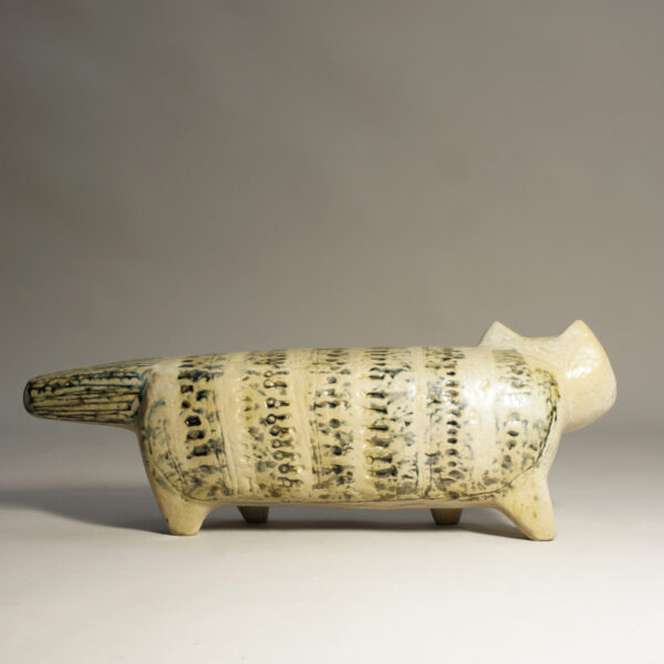 Lisa Larson for Gustavsberg. 1950's ceramic cat 1957 from the serie Stora Zoo