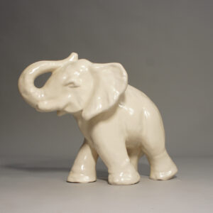 Vicke Lindstrand for Upsala Ekeby, Sweden. ceramic elephant. Elefant i keramik Wigerdals