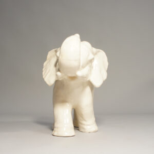 Vicke Lindstrand for Upsala Ekeby, Sweden. ceramic elephant. Elefant i keramik Wigerdals