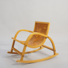Childrens rocking chair Cowboy decoration Barngungstol Wigerdals