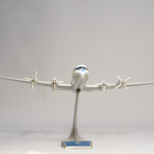 Aircraft model in aluminium. Raise up. DC-8 KLM. Flygplansmodell Wigerdals. DC-8 KLM.