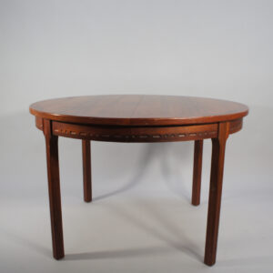 Dinner table in rosewood by Troeds Möbler, LBG GroupSweden. "Rimbo". Runt matbord i jakaranda Wigerdals