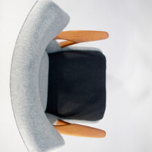 Kurt Olsen for Slagelse Møbelvaerk, Denmark. "Papa bear". 1950's easy chair in teak Fåtölj Wigerdals