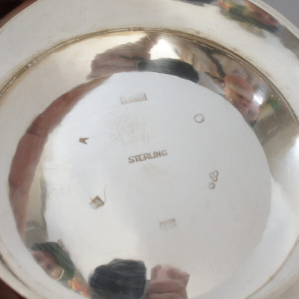 Sigurd Persson Bowl in sterling silver Skål på fot i nysilver Wigerdals