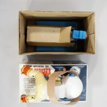 1960's japanese space toy by Masudaya "Space scooter" Mint in box rymdleksak Wigerdals