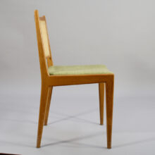Karl-Erik Ekselius for JOC Vetlanda Dining chairs in oak. Matstolar i ek och rotting Wigerdals
