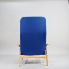 Easy chair with ottoman by Alf Svensson for Ljungs industrier. Fåtölj med fotpall Wigerdals
