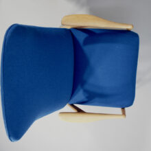 Easy chair with ottoman by Alf Svensson for Ljungs industrier. Fåtölj med fotpall Wigerdal