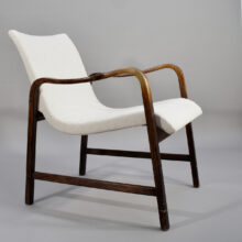 Easy chair reupholsered