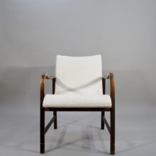 Easy chair reupholsered Fåtölj Wigerdals