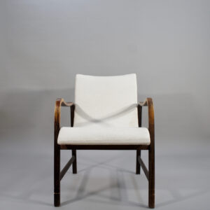 Easy chair reupholsered Fåtölj Wigerdals
