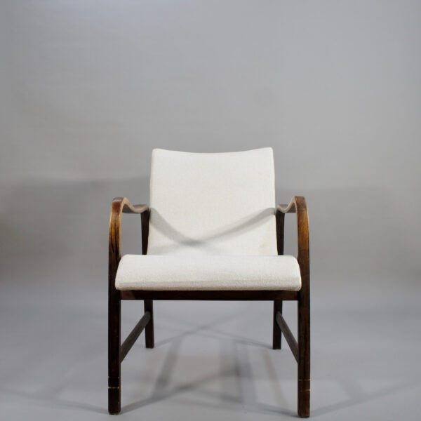 Easy chair reupholsered Fåtölj Wigerdals