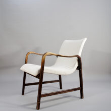 Easy chair reupholsered fåtölj Wigerdals