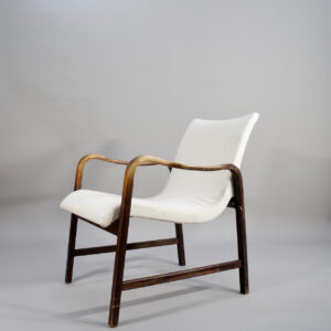 Easy chair reupholsered fåtölj Wigerdals