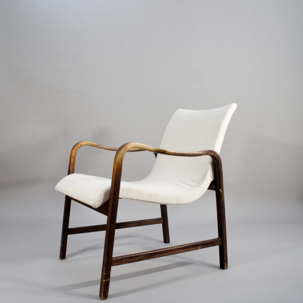 Easy chair reupholsered fåtölj Wigerdals