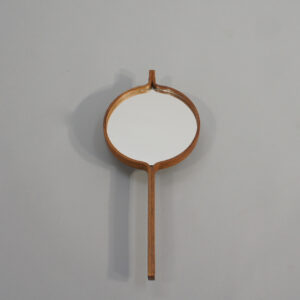 Hand mirror in teak by Hans-Agne Jakobsson. Handspegel Wigerdals