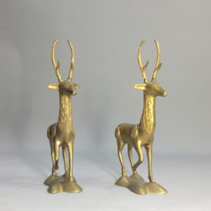 Deer in brass. Hjort i mässing Wigerdals