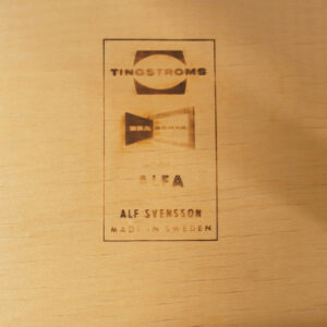 Side tabel by Alf Svensson for Tingströms, Sweden. "Alfa" Hallbord Wigerdals