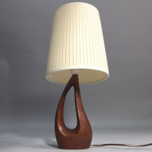 1950's table lamp in teak Bordslampa i teak. Wigerdals