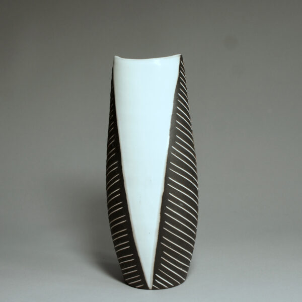 Ceramic vase by Gabriel, Sweden. "Palma". Vas i keramik Wigerdals