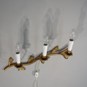 1950's wall lamp in brass. Vägglampa i mässing Wigerdals