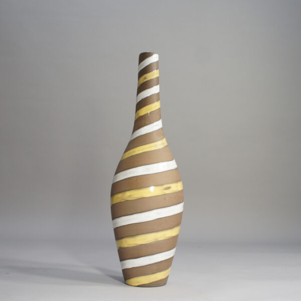 Ingrid Atterberg for Upsala-Ekeby . "Spiral". Floor vase in stoneware.