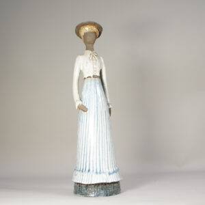 Large figurine in stoneware by Elsi Bourelius.