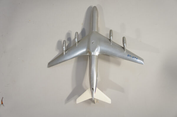 Aircraft model SAS DC-8 by A/S Fermo, Danmark. Flygplansmodell Wigerdals