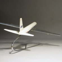 Aircraft model in aluminium. SAS DC-8 by A/S Fermo, Danmark Flygplansmodell Wigerdals